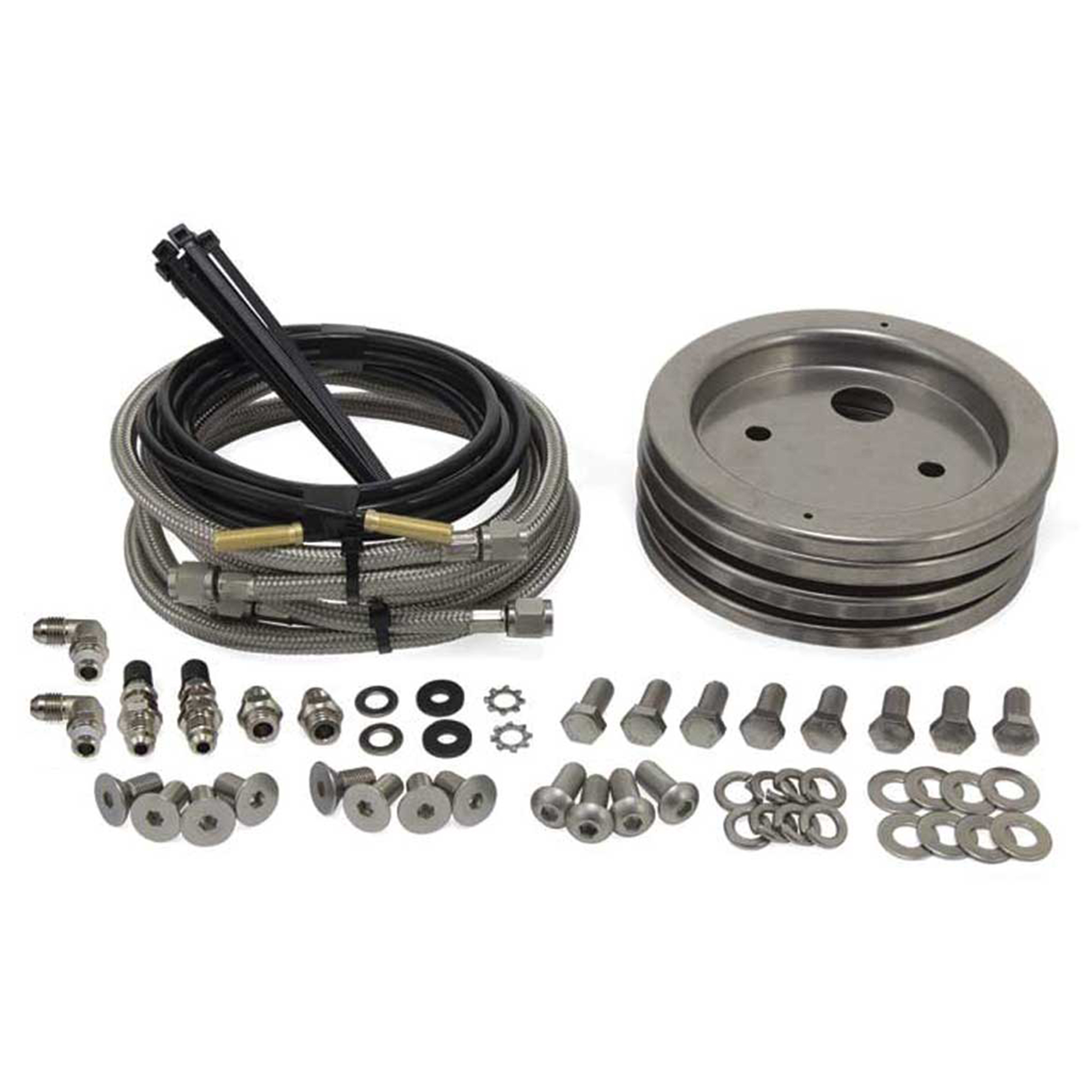 Air Lift Company LoadLifter 5000 Ultimate Plus Upgrade Kit — Compatible with LoadLifter 5000 Air Spring Kits, Stainless Steel Components, Model# ALC52301